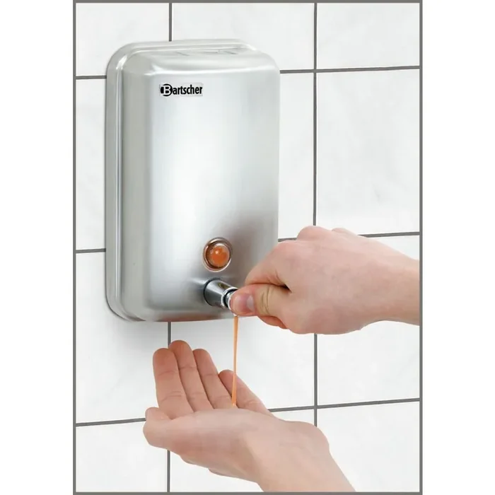 Soap dispenser, wall-mounted, CNS, 1L from Bartscher