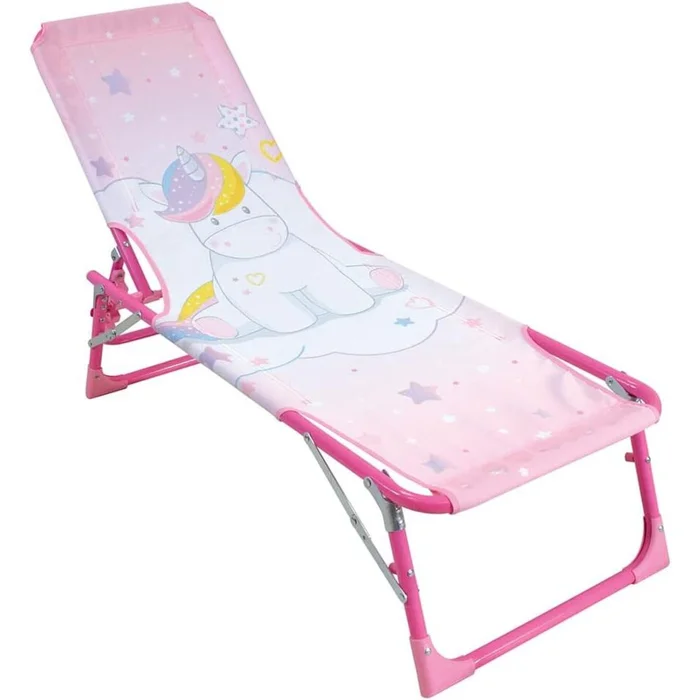 Sonnenstuhl Kind Fun House Licorne [Größe 112x40x40 cm]