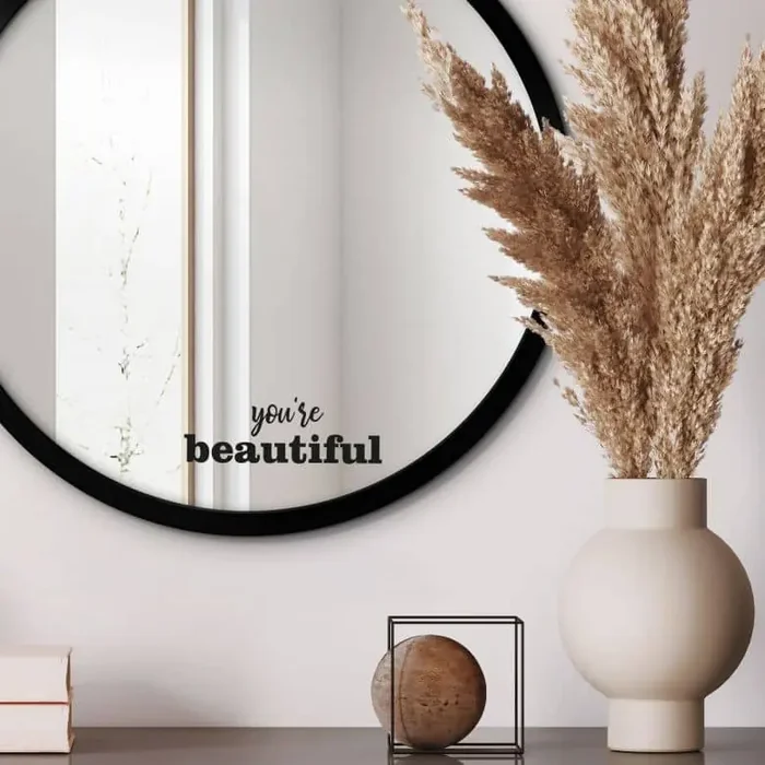 Spiegel Sticker You‘re beautiful