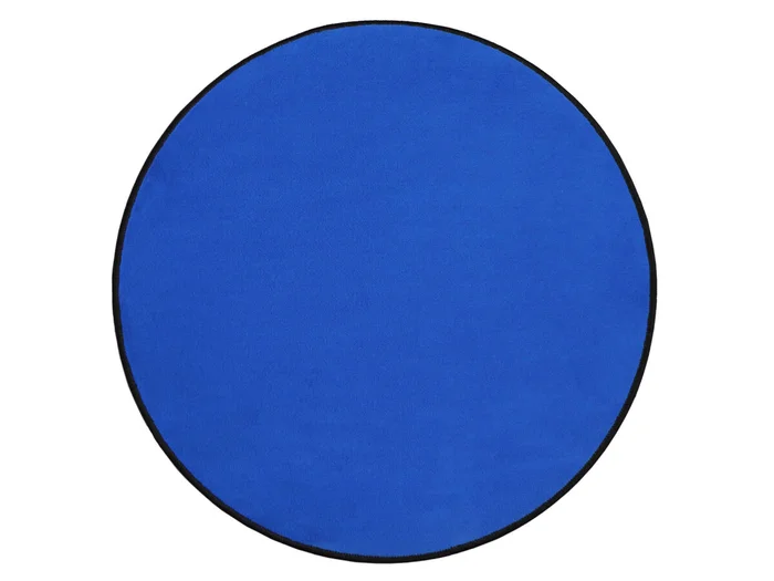 Spiel- und Kinderteppich SITZKREIS | Blau – Rund: 100 cm