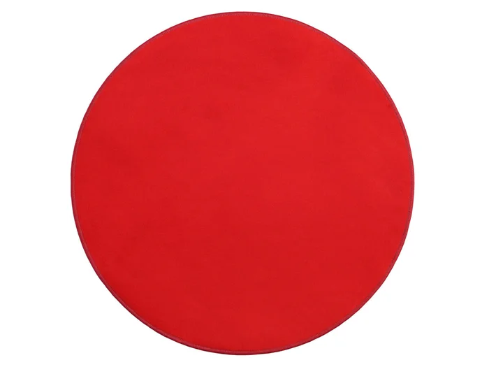 Spiel- und Kinderteppich SITZKREIS | Rot – Rund: 133 cm