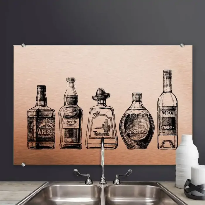 Spritzschutz – 5 Flaschen voll Spaß