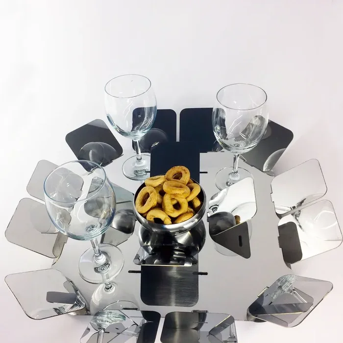 Stahlspiegeltablett GENTILE von Denis Santachiara