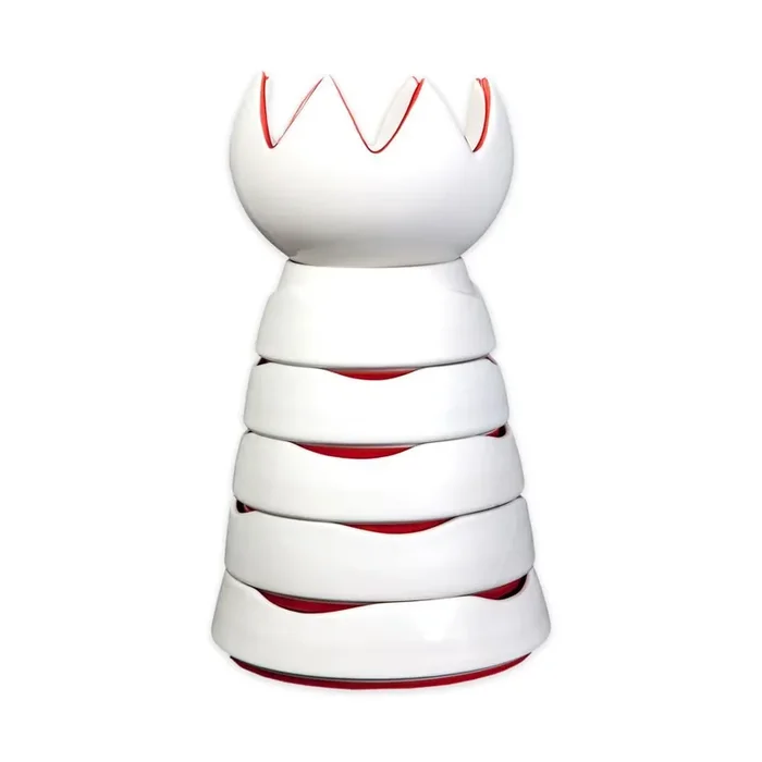 Stapelbare weiße Keramikschalen ETNA von Improntabarre