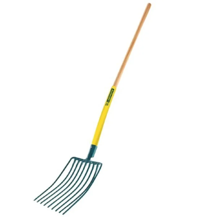 Steinrechen mit 9 Zinken und Holzgriff Leborgne [Größe 130 cm]