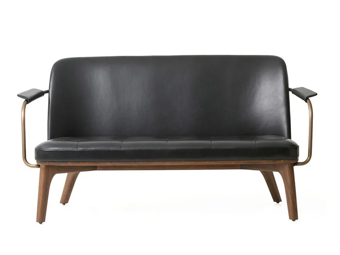 Stellar Works Utility Lounge Chair 2-er – Sitzer- Sofa Entworfen von Nic Graham