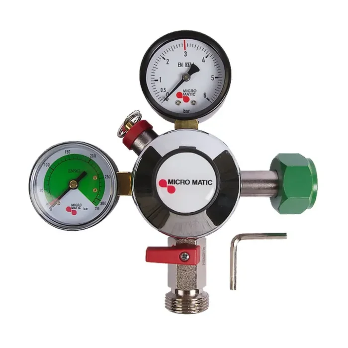 Stickstoff N2 Druckminderer 3 bar von Micromatic Premium Plus
