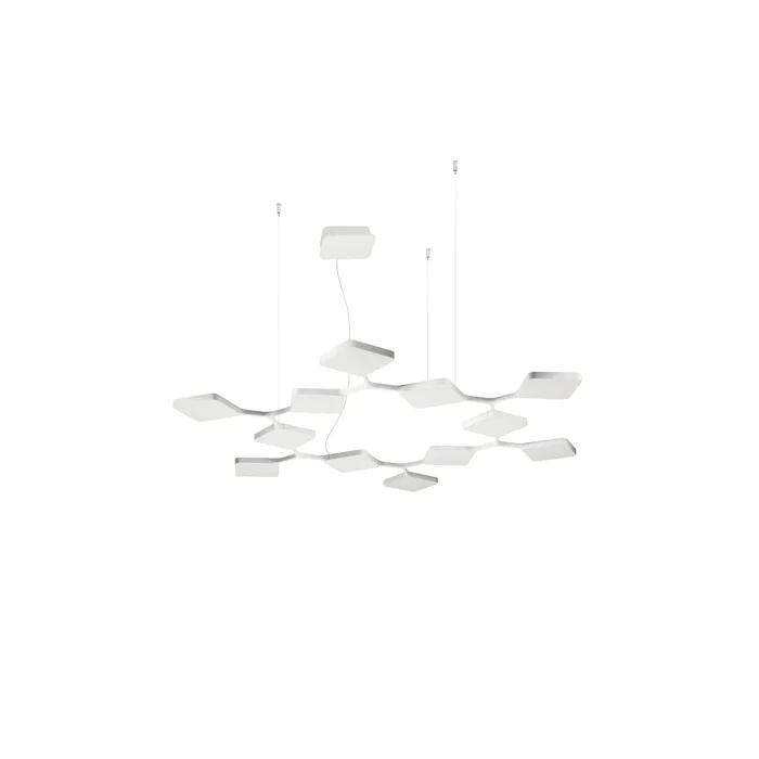 Stilnovo Quad Pendelleuchte Kreis Weiß