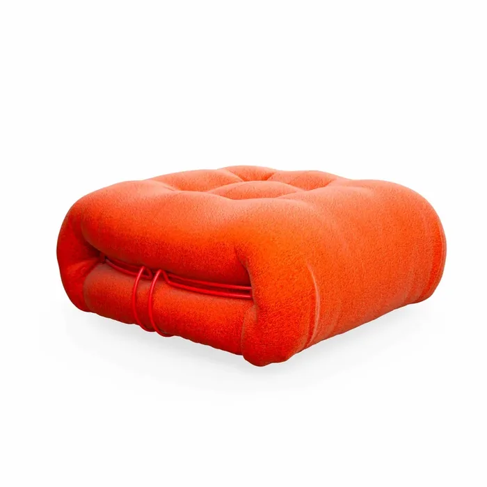 Stoff-Hocker SORIANA, entworfen von Afra & Tobia Scarpa für Cassina – Polyester