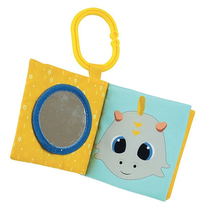 Stoffbuch Leon der Drache Jemini [Größe 10×10 cm]