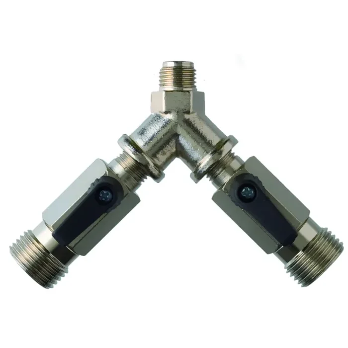 Stopcock 2-way for pressure reducer