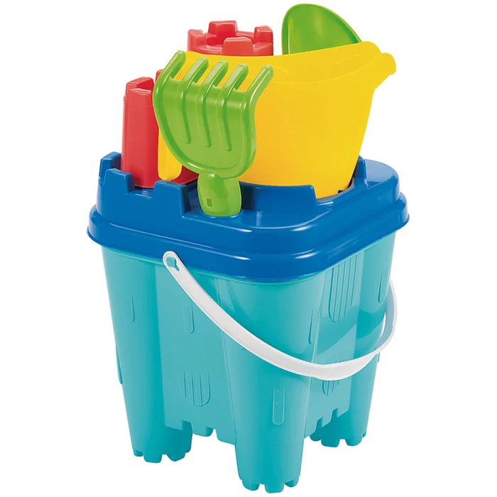Strandspielzeug Eimer mit Sandburgen-Set Ecoiffier [Größe 43x20x20 cm]