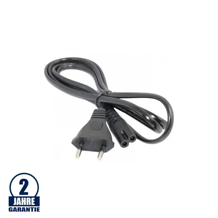 Stromanschlusskabel 1m Euro-Kleingerätebuchse