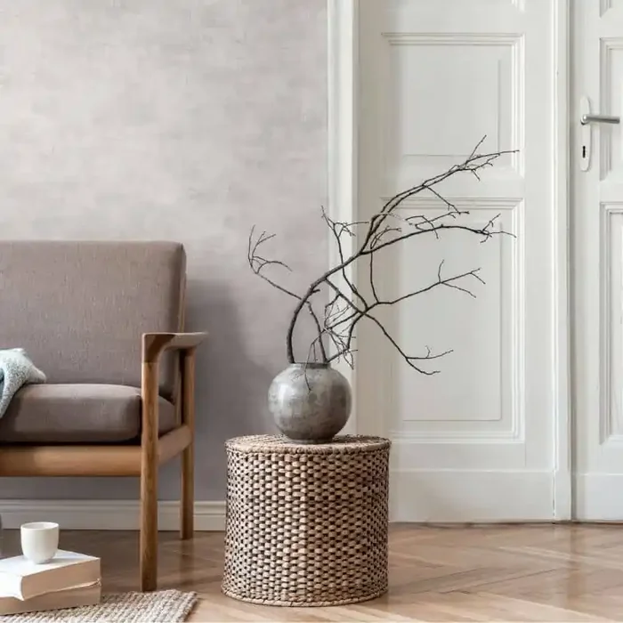 Strukturtapete in Betonoptik Weiß Grau – Einfarbige Vliestapete modern matt