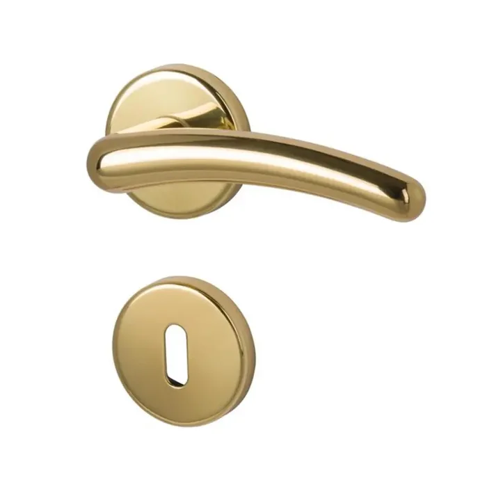 Südmetall Türgriffgarnitur Franca-R Top Speed Messing poliert