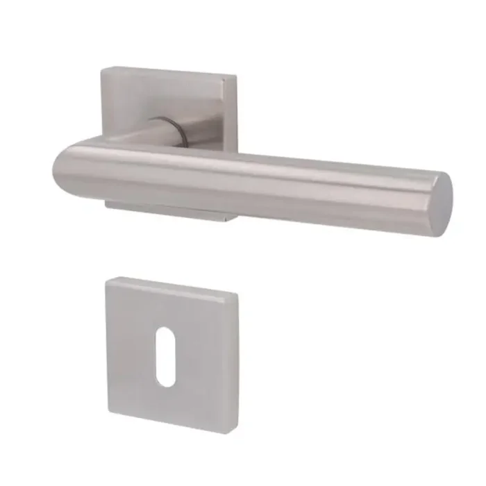 Südmetall Türgriffgarnitur Ronny II-R Top Speed Quadro Edelstahl satiniert