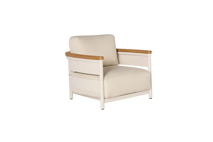 SUNS Wadi Gartensessel – Aluminium & Bio-Composite-Armlehnen für den Garten