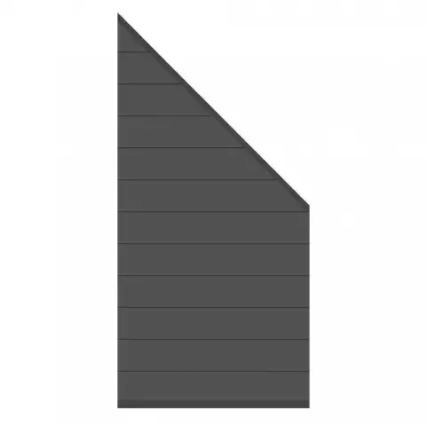 System Alu Zaunfeld-Set anthrazit 2831 – 184-94x89cm