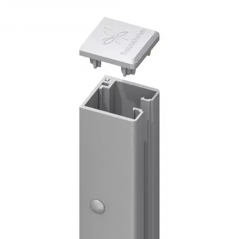 System U-Klemmprofil 2776, silber – 192cm