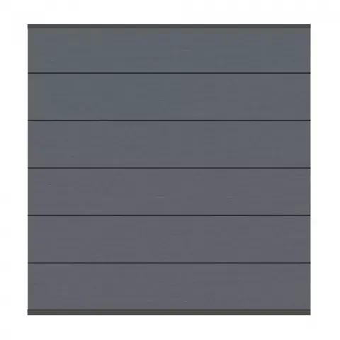 System WPC XL Zaunfeld-Set anthrazit 2594 178×183