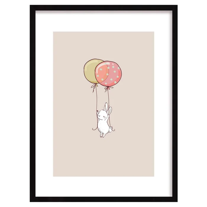 Tabelle Yellow Tipi Bubble Dreams Rabbit I [Größe 30×40 cm]