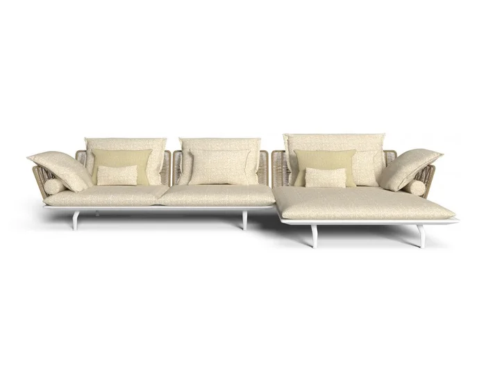 Talenti Cruise Alu Sofa Kollektion Entworfen von Ludovica Serafini + Roberto Palomba