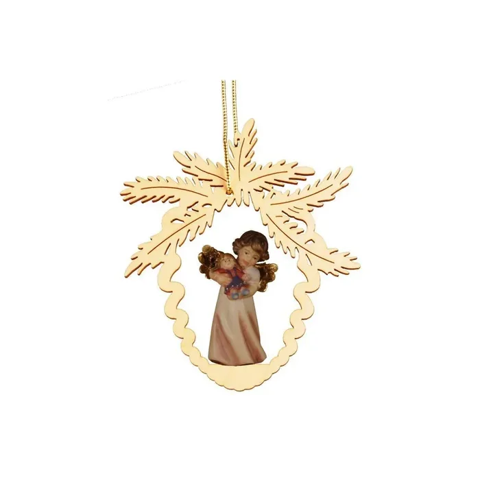 Tannenzapfen mit Engel Puppe