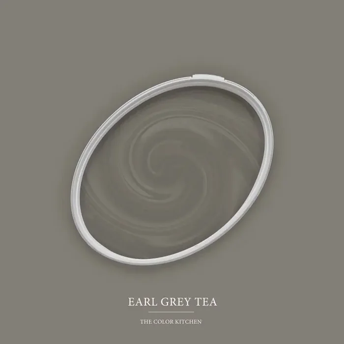 Taupe Wandfarbe seidenmatt I Earl Grey Tea Atmosphäre zurückhaltender Eleganz schaffend THE COLOR KITCHEN
