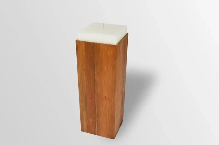 Teak Kerzenständer (groß)