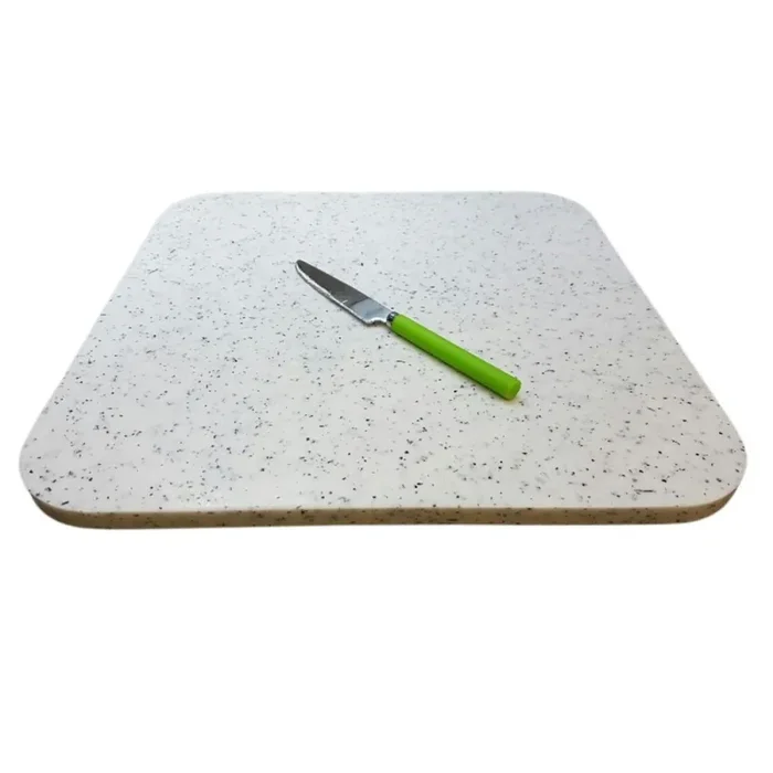 The professional gastro cutting board PE 500 with rubber feet. Cutting board stracciatella different versions