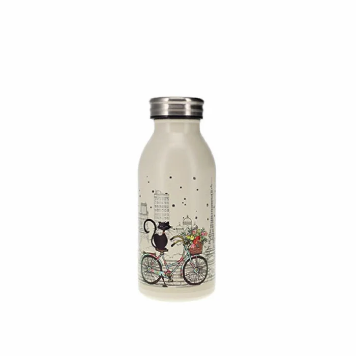 Thermoflasche Kiub Art Chat Vélo [Größe 350 ml]