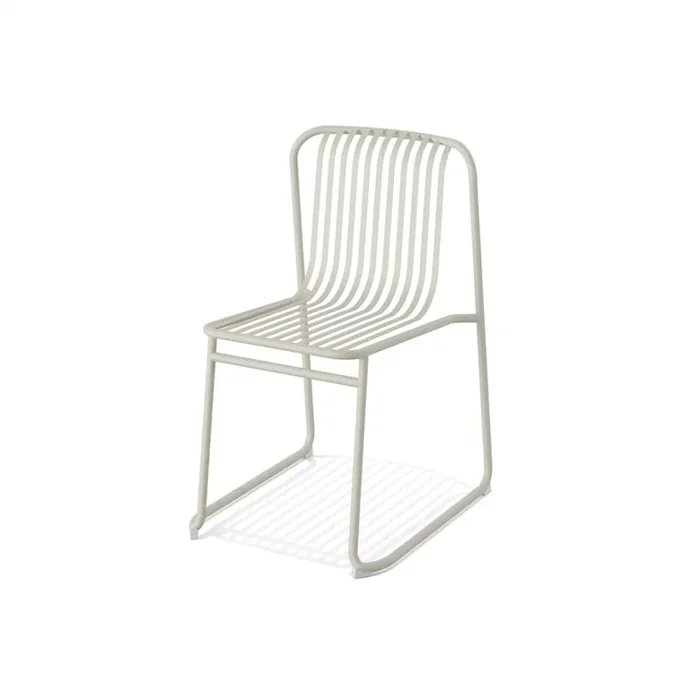 Throne Metalldraht-Stuhl stapelbar – Beige