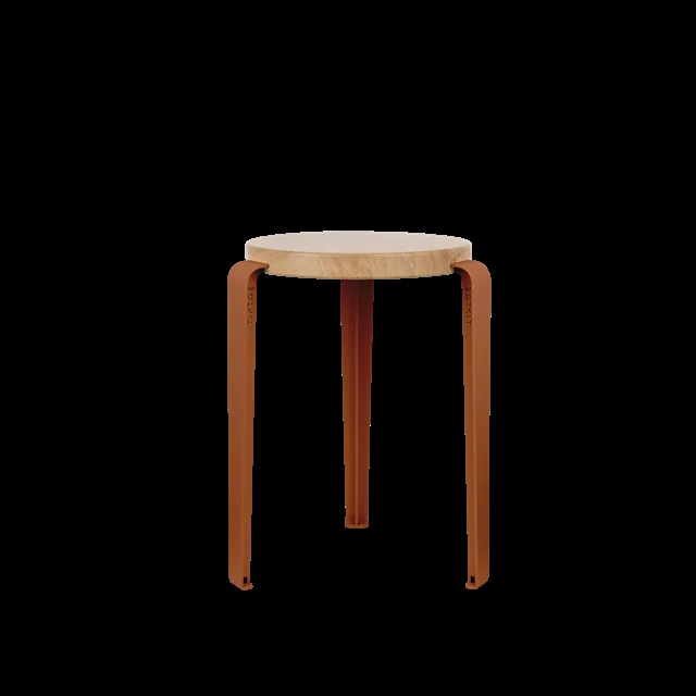 TipToe x Heju Lou Hocker Eiche/Zimtbraun