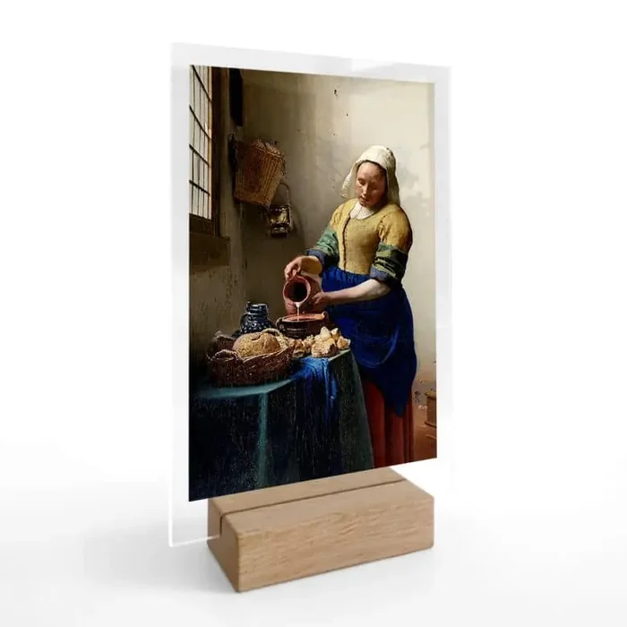 Tischaufsteller Vermeer – Das Mädchen mit dem Milchkrug