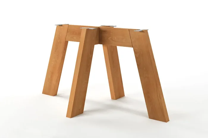 Tischgestell Holz Kernbuche massiv Trient