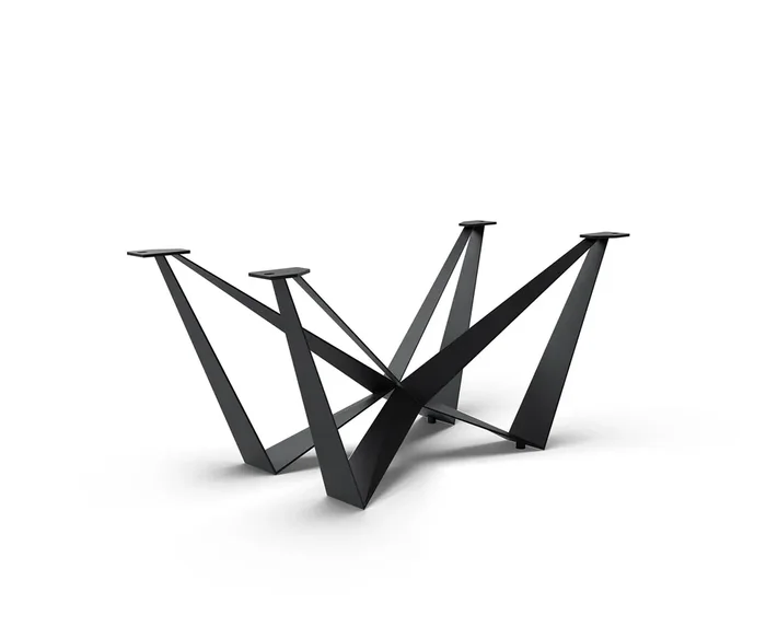 Tischgestell Spider Metall Schwarz für Ausziehtische von 180-300 cm