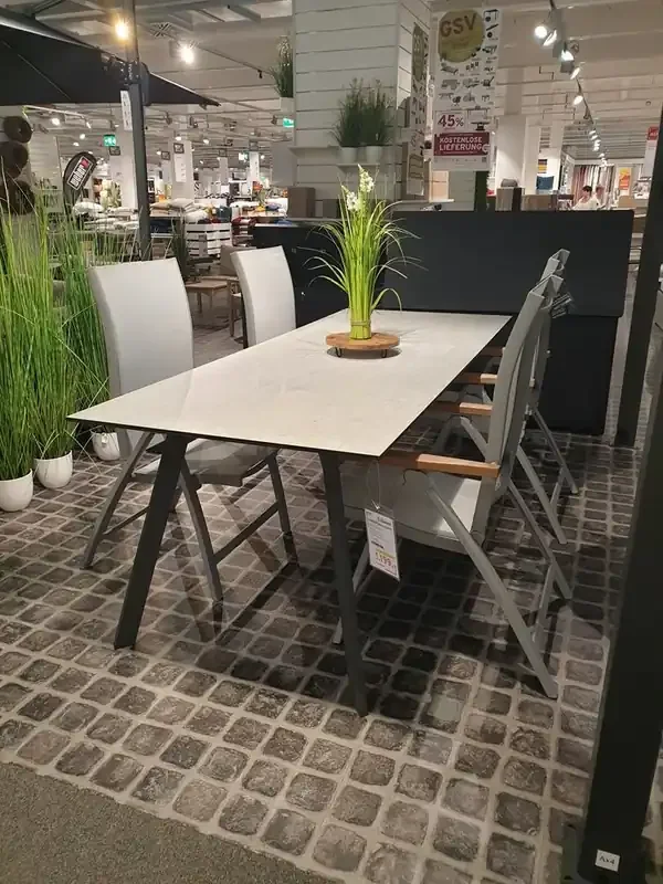 Tischgruppe „Opal/Sylt“