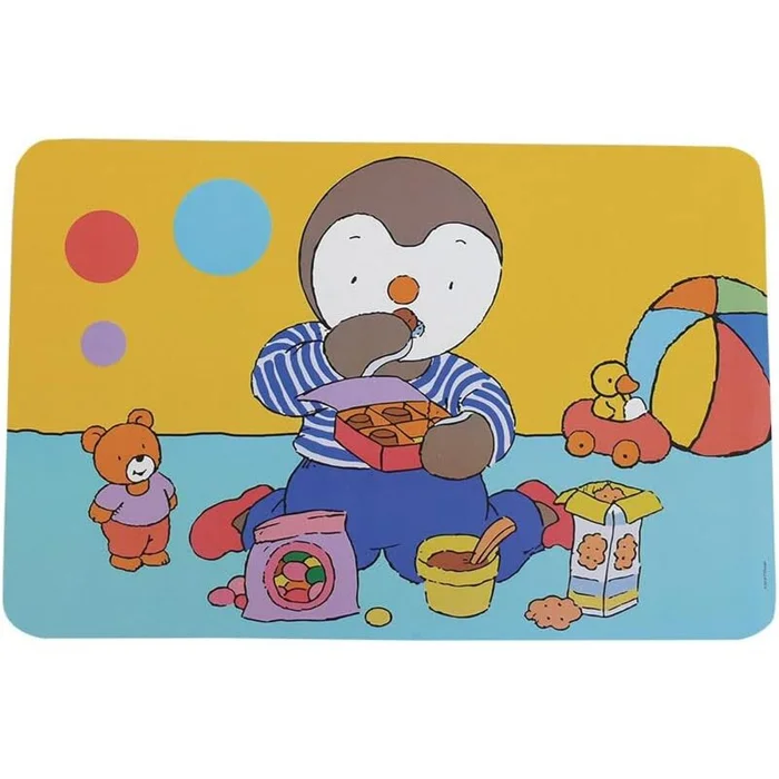 Tischset Kind Jemini T’choupi [Größe 43x28x0,1 cm]