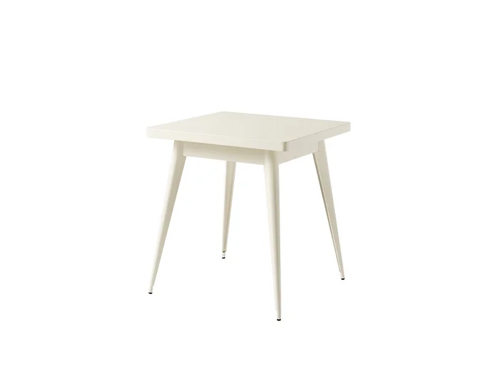 Tolix 55 Tisch 70×70 Entworfen von Jean Pauchard