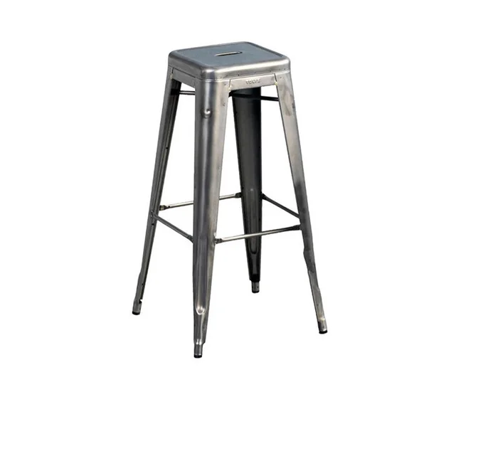 Tolix Tabouret H. 70 – Hocker Brut Verni Brilliant Entworfen von Xavier Pauchard