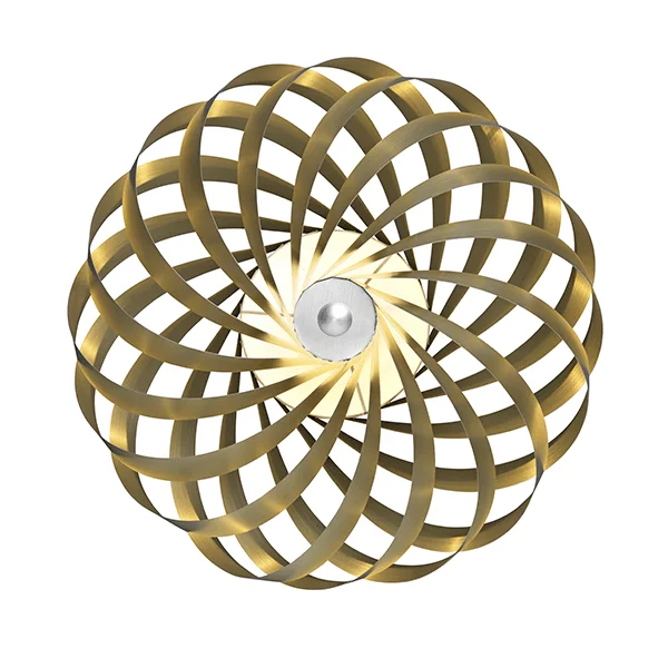 Tom Rossau TR5 Wandleuchte Gold Mittel