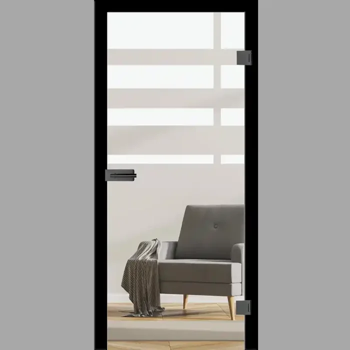 Travesano Motiv klar Glastür – Ganzglastür / Komplettset mit Zarge von Erkelenz