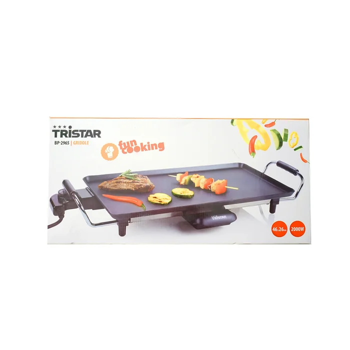 Tristar Bratplatte, schwarz