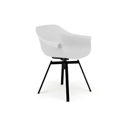 TULIP Schalenstuhl (Eisengestell)