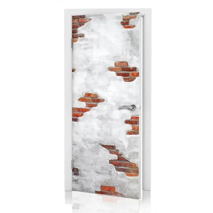 Türdesign Backsteinmauer 91×200 cm