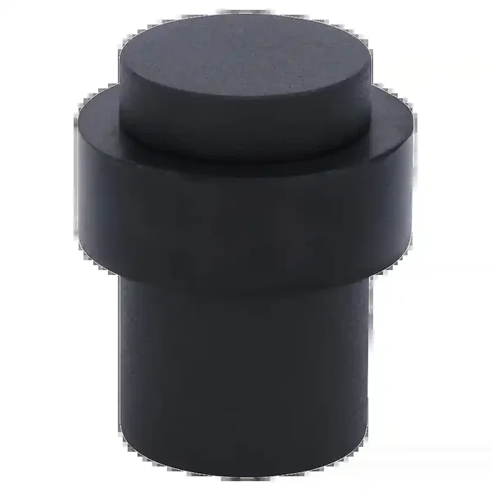 Türstopper / Bodentürpuffer – Wand/Boden – Schwarz Matt