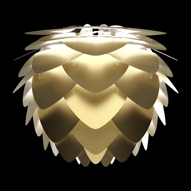 Umage Aluvia Mittlerer Lampenschirm, Gebürstet Messing