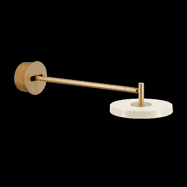 Umage Asteria Wandlampe Lang Fest Verdrahtet Perlweiß