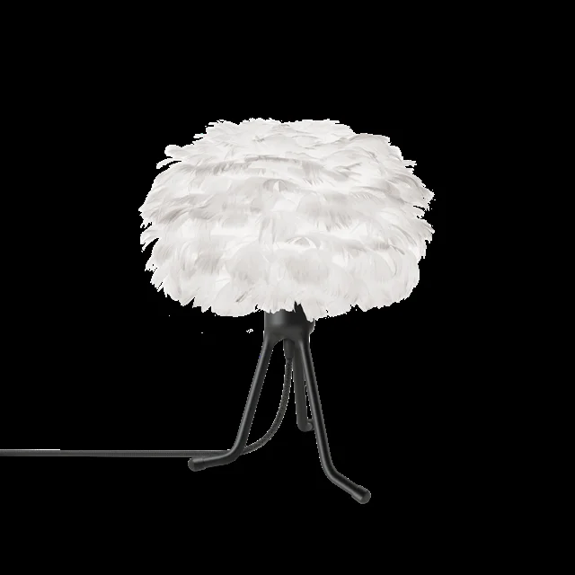 Umage Eos Tripod Lampensockel Tischlampe Micro Weiß mit Beinen in Schwarz