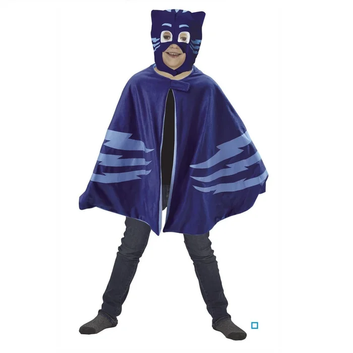 Umhang mit Maske yoyo blau Jemini Pyjamasques